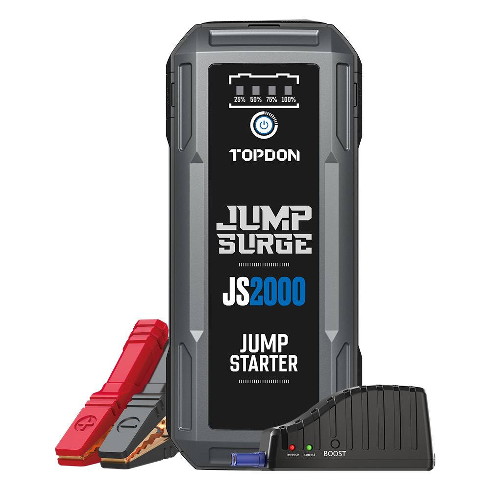 TOPDON JS2000 Car Battery Charger Jump Starter 2000A Peak 12V Battery  Booster • Tribunali Italiani
