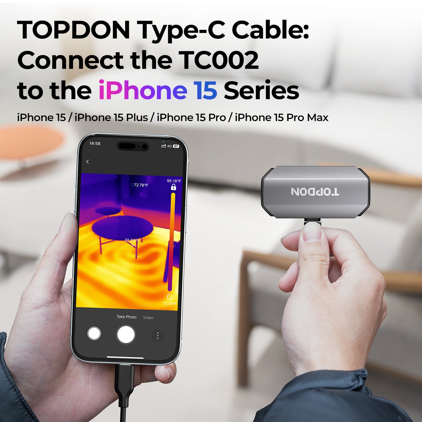 Cable Tipo-C para TC002