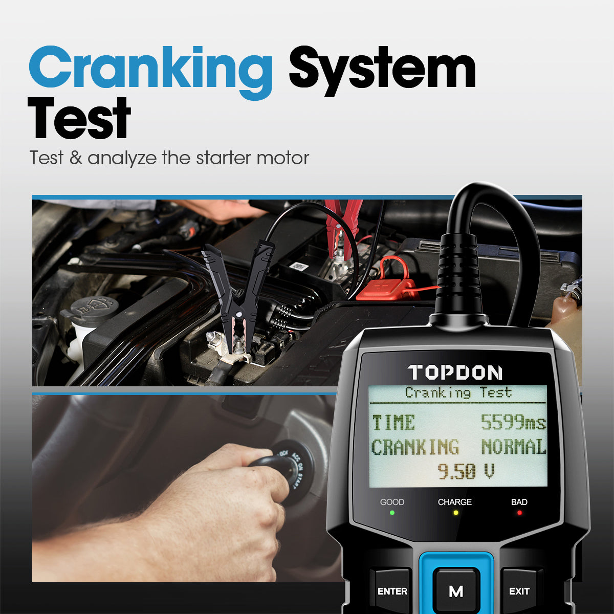 Tester de baterii TOPDON BT100 – TOPDON EUROPE