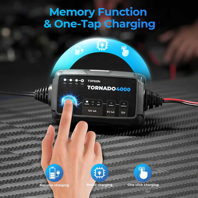 TOPDON Battery Charger | Tornado4000 | The All-In-One Battery Charger ...