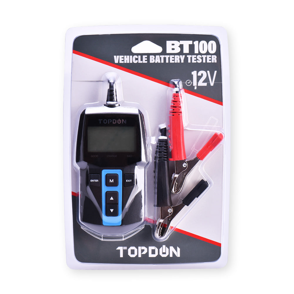 TOPDON BT100 Autobatterie Tester 12V Anlasstests & Ladetests in