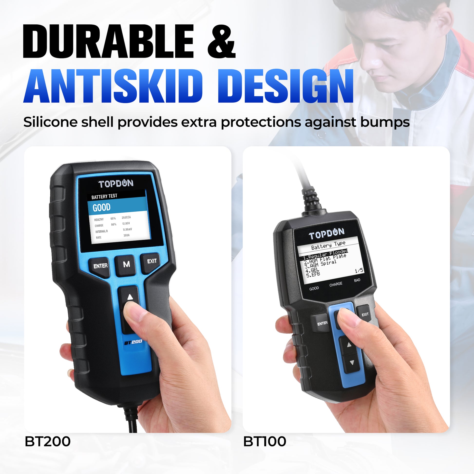 TOPDON Efficient And Accurate Battery Tester