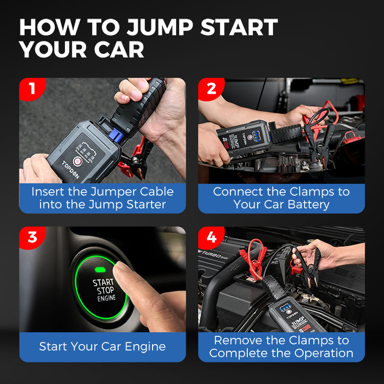 Topdon car jump deals starter